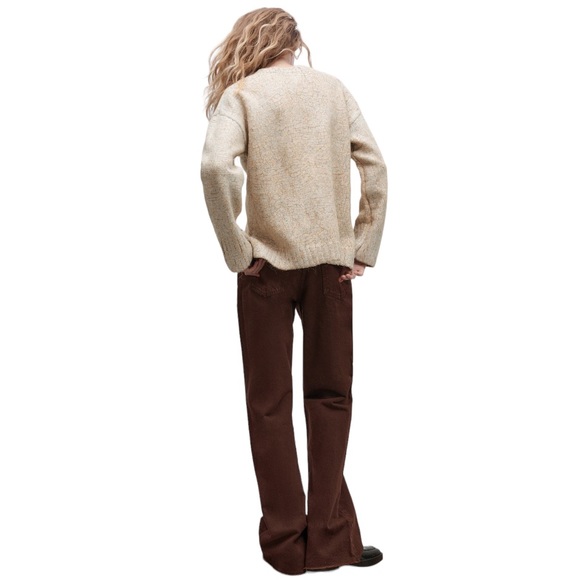 Zara Crackled Knit Sweater - Picture 4 of 10